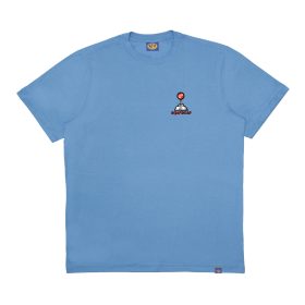 Camiseta Manga Curta Game Boy Drop Dead (AZUL CLARO)