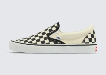 TÊNIS SLIP-ON CHECKERBOARD BLACK WHITE