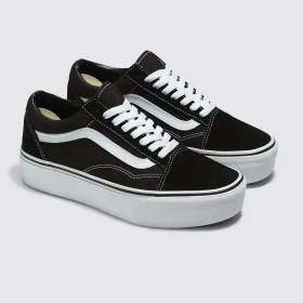 TÊNIS OLD SKOOL PLATAFORMA BLACK WHITE