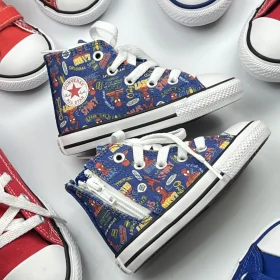Tênis Converse Kids Disney Homem Aranha Azul
