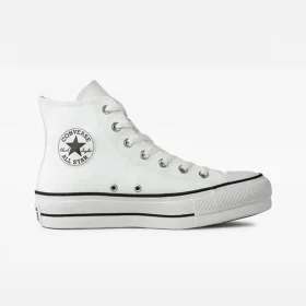 Chuck Taylor All Star Lift Branco couro