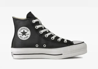 Chuck Taylor All Star Lift Preto Couro