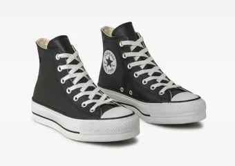 Chuck Taylor All Star Lift Preto Couro