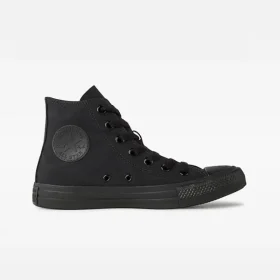 CHUCK TAYLOR ALL STAR MONOCHROME CANVAS PRETO CANO ALTO