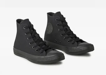 CHUCK TAYLOR ALL STAR MONOCHROME CANVAS PRETO CANO ALTO