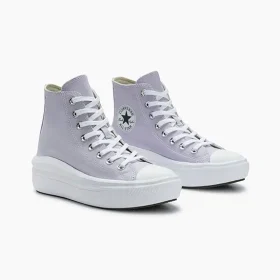 TÊNIS CONVERSE CHUCK TAYLOR ALL STAR MOVE HI SEASONAL LILÁS FOSCO