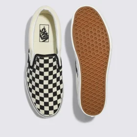 TÊNIS SLIP-ON PLATAFORMA CHECKERBOARD BLACK WHITE