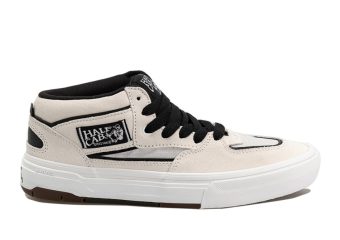 TÊNIS VANS HALF CAB SKATE WAFFLECUP WHITE/BLACK