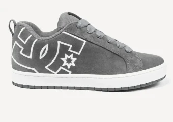 TÊNIS DC SHOES COURT GRAFFIK SE GREY/WHITE