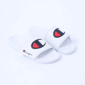 CHINELO CHAMPION SLIDE IPO VELCRO/BRANCO